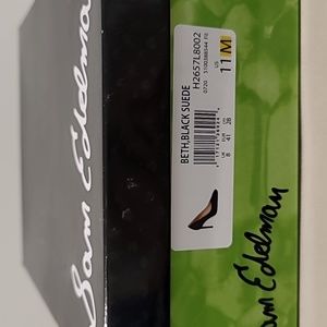 Sam Edelman Beth Square Toe Suede Pumps